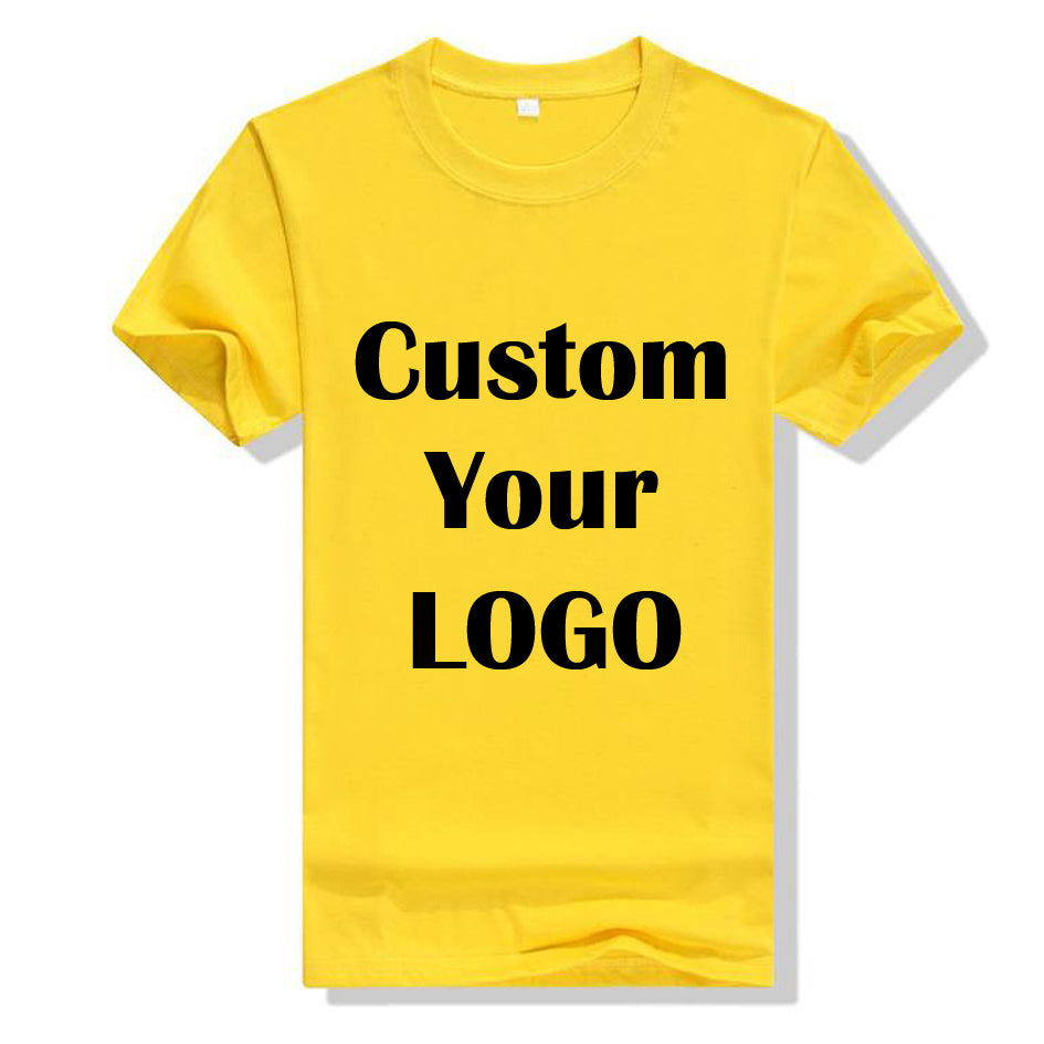 Wholesale Blank Plain t Shirt Custom Silk Screen Print Digital logo Brand Polyester Cotton Tshirt Plus Size Men T-shirt for Men